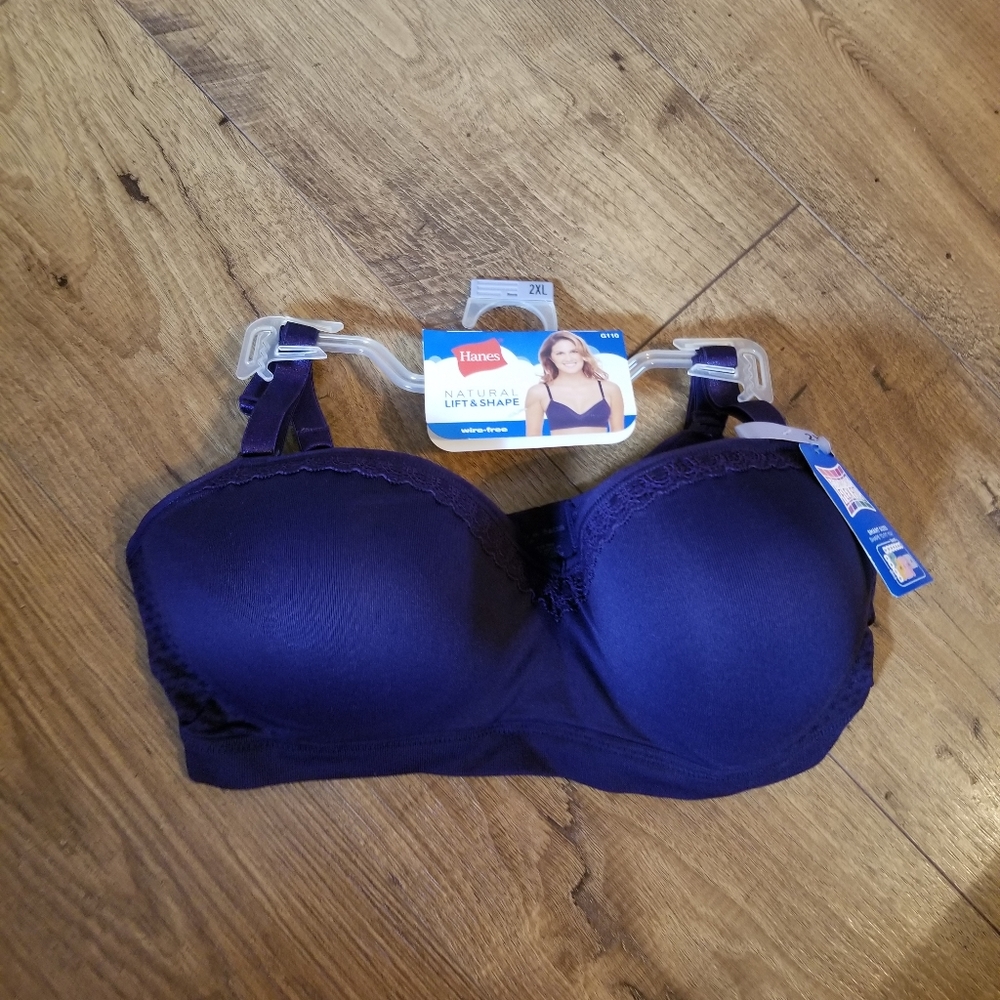 Hanes 2xl wirefree bra